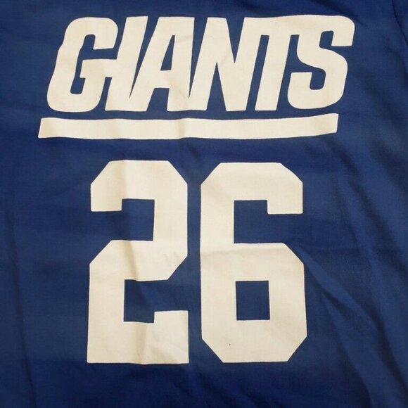 NFL New York Giants Youth Boys T Shirt 2 Sided #26 Saquon Barkley Size L (14/16) - Picture 2 of 6